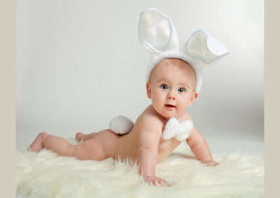 Baby girl bunny photo